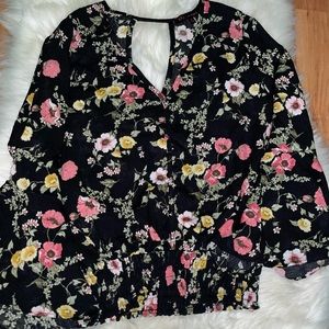 Flower print shirt